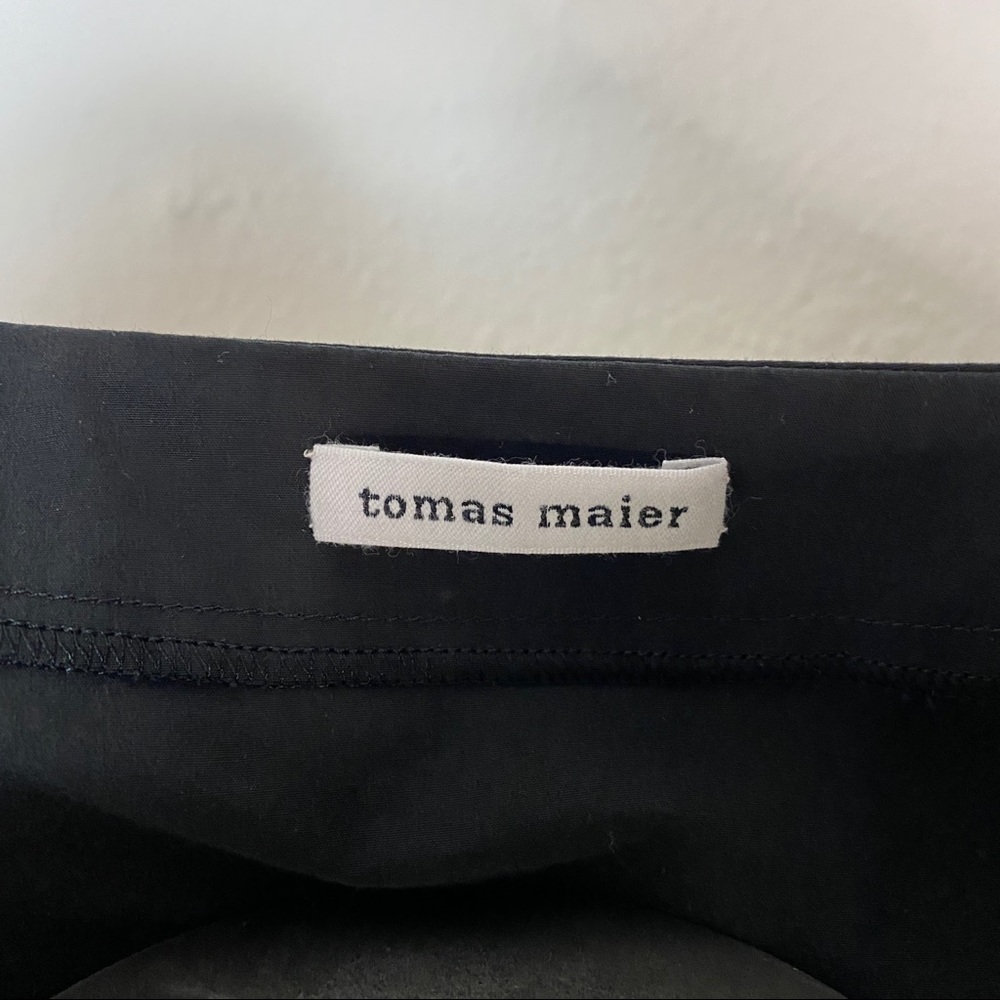 TOMAS MAIER Designer Modern Black Maxi Dress - Picture 5 of 8
